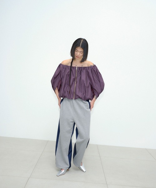 THINGS THAT MATTER（シングス ザット マター）の「NYLON TAFFETA BALLOON BLOUSON / ナイロンタフタバルーンブルゾン（ブルゾン・レディース・イエロー/ボルドー/ブラック・FREE）」の13枚目の写真