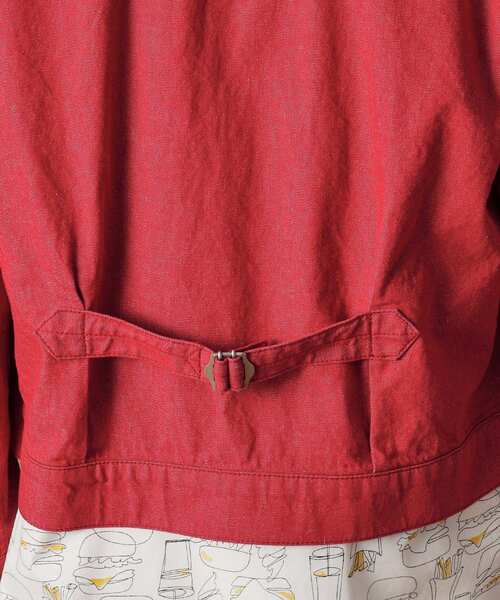 40ｃｔ＆525（フォーティーカラッツアンドゴーニーゴ）の「525DENIM　カラーデニムジャケット（デニムジャケット・メンズ・ダークブラウン/レッド系1・01/02/03/04）」の10枚目の写真