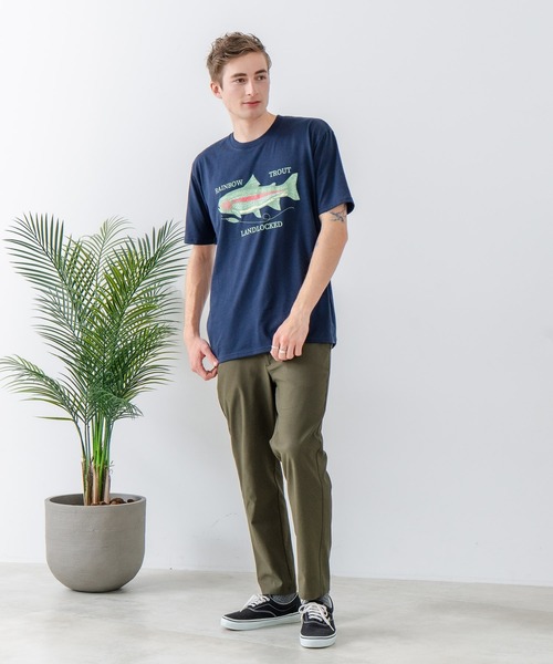 LB/S (エルビーエス)の「【汗染みの目立ちにくいTシャツ ZEROSTAIN/ゼロステイン】プリントTシャツ 防汚 UVカット ワーゲンバスライク フィッシング 釣り トラウト(Tシャツ/カットソー・メンズ・ホワイト系その他2/ブルー系その他/ベージュ系その他/ブルー系その他2・LARGE/MEDIUM/X-LARGE)」の22枚目の写真