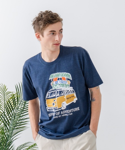 LB/S (エルビーエス)の「【汗染みの目立ちにくいTシャツ ZEROSTAIN/ゼロステイン】プリントTシャツ 防汚 UVカット ワーゲンバスライク フィッシング 釣り トラウト(Tシャツ/カットソー・メンズ・ホワイト系その他2/ブルー系その他/ベージュ系その他/ブルー系その他2・LARGE/MEDIUM/X-LARGE)」の20枚目の写真