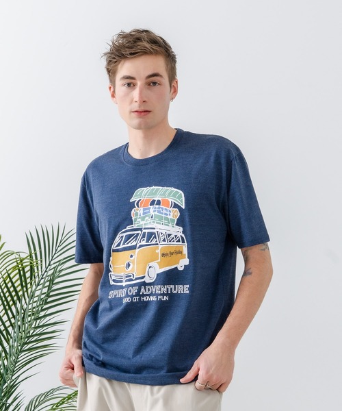 LB/S (エルビーエス)の「【汗染みの目立ちにくいTシャツ ZEROSTAIN/ゼロステイン】プリントTシャツ 防汚 UVカット ワーゲンバスライク フィッシング 釣り トラウト(Tシャツ/カットソー・メンズ・ホワイト系その他2/ブルー系その他/ベージュ系その他/ブルー系その他2・LARGE/MEDIUM/X-LARGE)」の21枚目の写真