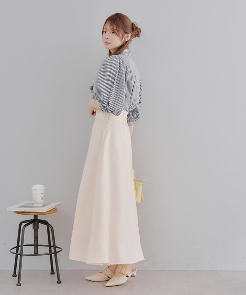Another Branch olive des olive(アナザーブランチオリーブデオリーブ)の「チェリー刺しゅうブラウス(シャツ/ブラウス・レディース・ストライプ/オフホワイト/チェック・FREE)」の17枚目の写真