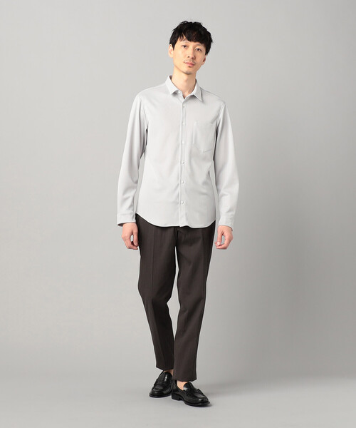 COMME CA MEN(コムサメン)の「キーボードシャツ(シャツ/ブラウス・メンズ・ライトグレー/ネイビー・L/M/S)」の3枚目の写真