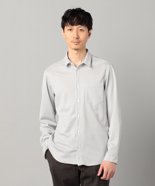 COMME CA MEN(コムサメン)の「キーボードシャツ(シャツ/ブラウス・メンズ・ライトグレー/ネイビー・L/M/S)」の5枚目の写真