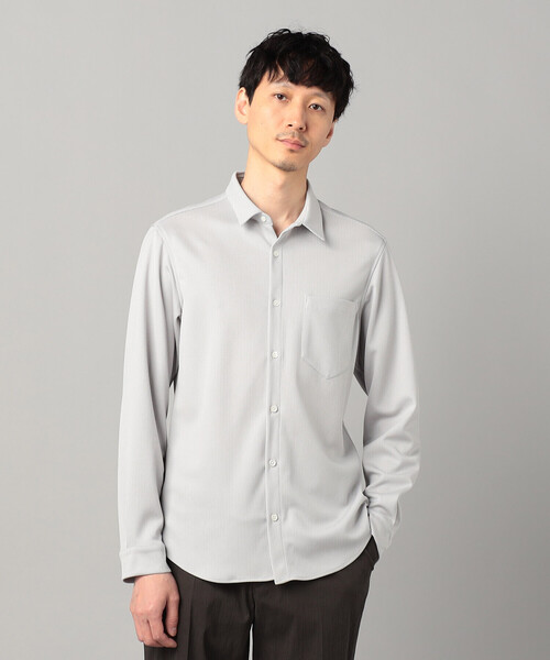 COMME CA MEN(コムサメン)の「キーボードシャツ(シャツ/ブラウス・メンズ・ライトグレー/ネイビー・L/M/S)」の7枚目の写真