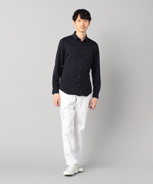 COMME CA MEN(コムサメン)の「キーボードシャツ(シャツ/ブラウス・メンズ・ライトグレー/ネイビー・L/M/S)」の9枚目の写真