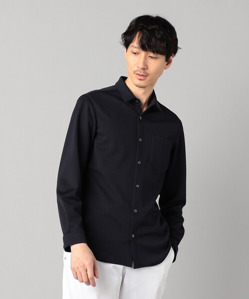 COMME CA MEN(コムサメン)の「キーボードシャツ(シャツ/ブラウス・メンズ・ライトグレー/ネイビー・L/M/S)」の10枚目の写真