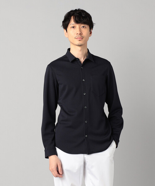 COMME CA MEN(コムサメン)の「キーボードシャツ(シャツ/ブラウス・メンズ・ライトグレー/ネイビー・L/M/S)」の11枚目の写真