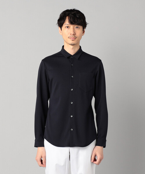 COMME CA MEN(コムサメン)の「キーボードシャツ(シャツ/ブラウス・メンズ・ライトグレー/ネイビー・L/M/S)」の12枚目の写真