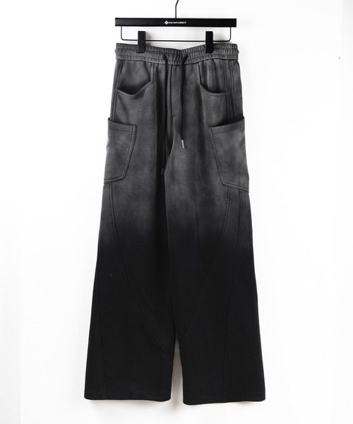 me+em select(ミームセレクト)の「グラデーションブラックヴィンテージスウェットパンツ / gradation black vintage sweatpants(スウェットパンツ・レディース・ブラック・FREE)」の15枚目の写真
