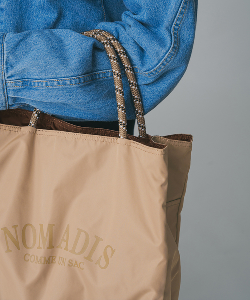 IENA(イエナ)の「《WEB限定/追加》NOMADIS/ノマディス 別注 SAC WIDE リバーシブルトートバッグ(トートバッグ・レディース・ネイビー/ブラウン・FREE)」の17枚目の写真