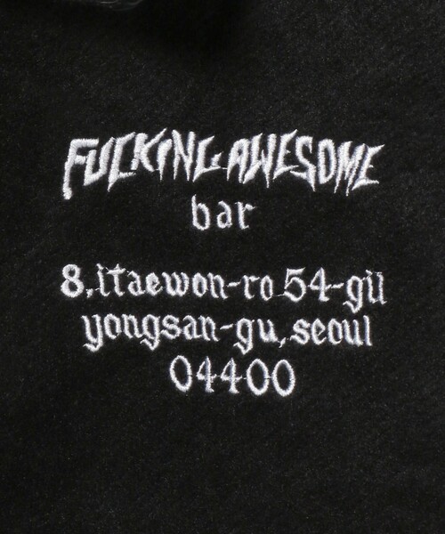 FUCKING AWESOME(ファッキングオーサム)の「<FUCKING AWESOME> Korea Bar Varsity Jacket/ブルゾン(スタジャン・メンズ・ブラック・M/L)」の7枚目の写真