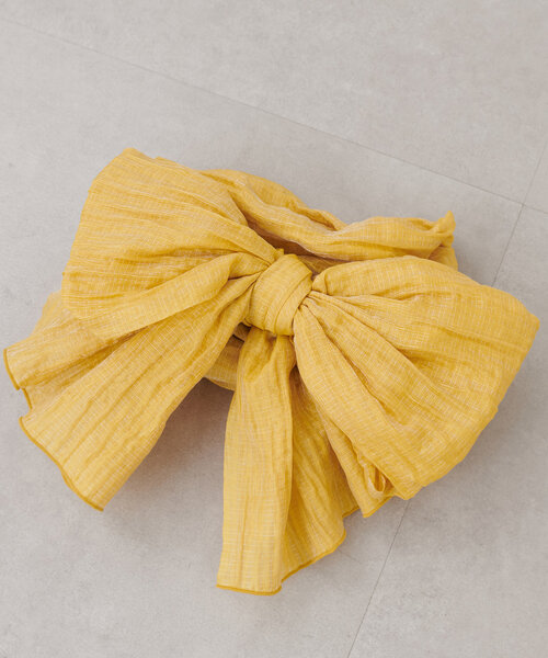 natural couture（ナチュラルクチュール）の「ラメしわ兵児帯（その他小物・レディース・オレンジ/イエロー/ミント/ネイビー/パープル/ブルー/オフホワイト・FREE）」の22枚目の写真