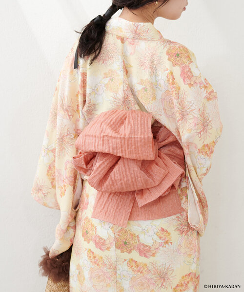 natural couture（ナチュラルクチュール）の「ラメしわ兵児帯（その他小物・レディース・オレンジ/イエロー/ミント/ネイビー/パープル/ブルー/オフホワイト・FREE）」の20枚目の写真