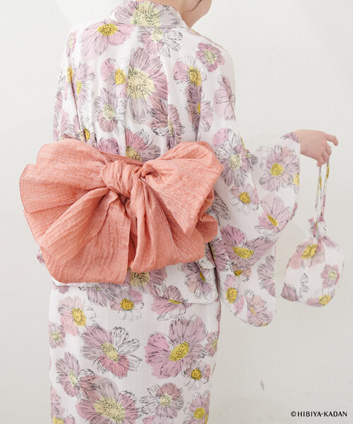 natural couture（ナチュラルクチュール）の「ラメしわ兵児帯（その他小物・レディース・オレンジ/イエロー/ミント/ネイビー/パープル/ブルー/オフホワイト・FREE）」の18枚目の写真