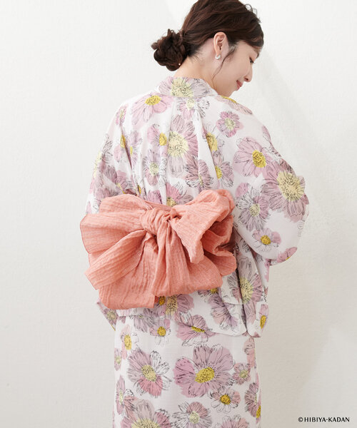 natural couture（ナチュラルクチュール）の「ラメしわ兵児帯（その他小物・レディース・オレンジ/イエロー/ミント/ネイビー/パープル/ブルー/オフホワイト・FREE）」の17枚目の写真