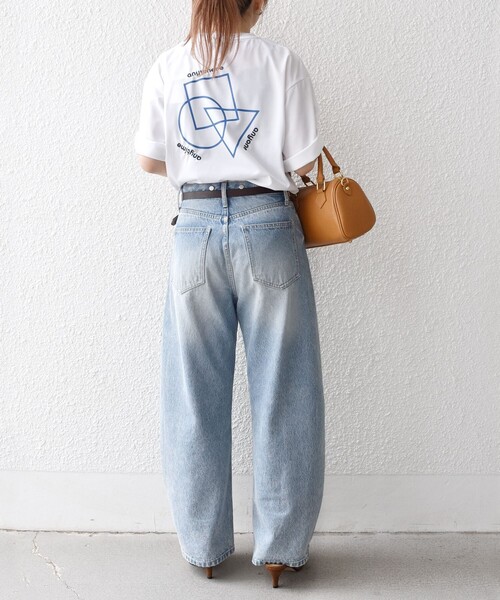 SHIPS any（シップス エニィ）の「SHIPS any:〈撥水加工〉Teflon EcoElite(TM) 刺繍 バックプリント ロゴ Tシャツ◇（Tシャツ/カットソー・メンズ・ダークグレー/オリーブ/ライトホワイト/ブラック・MEDIUM/LARGE/X-LARGE）」の6枚目の写真