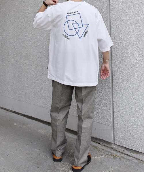 SHIPS any（シップス エニィ）の「SHIPS any:〈撥水加工〉Teflon EcoElite(TM) 刺繍 バックプリント ロゴ Tシャツ◇（Tシャツ/カットソー・メンズ・ダークグレー/オリーブ/ライトホワイト/ブラック・MEDIUM/LARGE/X-LARGE）」の10枚目の写真