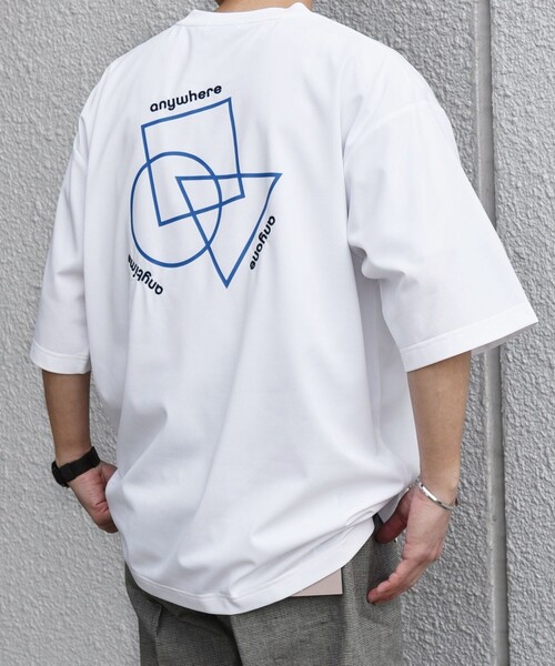 SHIPS any（シップス エニィ）の「SHIPS any:〈撥水加工〉Teflon EcoElite(TM) 刺繍 バックプリント ロゴ Tシャツ◇（Tシャツ/カットソー・メンズ・ダークグレー/オリーブ/ライトホワイト/ブラック・MEDIUM/LARGE/X-LARGE）」の12枚目の写真