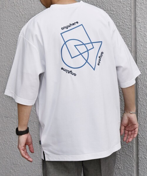 SHIPS any（シップス エニィ）の「SHIPS any:〈撥水加工〉Teflon EcoElite(TM) 刺繍 バックプリント ロゴ Tシャツ◇（Tシャツ/カットソー・メンズ・ダークグレー/オリーブ/ライトホワイト/ブラック・MEDIUM/LARGE/X-LARGE）」の13枚目の写真