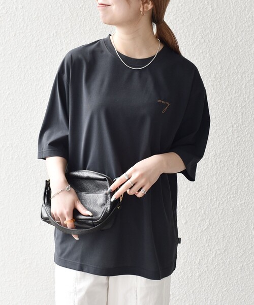 SHIPS any（シップス エニィ）の「SHIPS any:〈撥水加工〉Teflon EcoElite(TM) 刺繍 バックプリント ロゴ Tシャツ◇（Tシャツ/カットソー・メンズ・ダークグレー/オリーブ/ライトホワイト/ブラック・MEDIUM/LARGE/X-LARGE）」の18枚目の写真