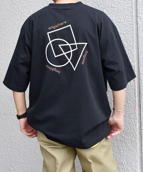 SHIPS any（シップス エニィ）の「SHIPS any:〈撥水加工〉Teflon EcoElite(TM) 刺繍 バックプリント ロゴ Tシャツ◇（Tシャツ/カットソー・メンズ・ダークグレー/オリーブ/ライトホワイト/ブラック・MEDIUM/LARGE/X-LARGE）」の22枚目の写真