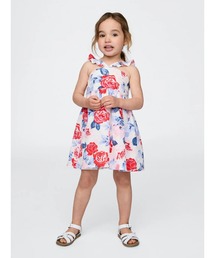 GAP（ギャップ）の「コットンリネン フラッターフリル Vネックワンピース (幼児・ベビー)（ワンピース・キッズ）」
