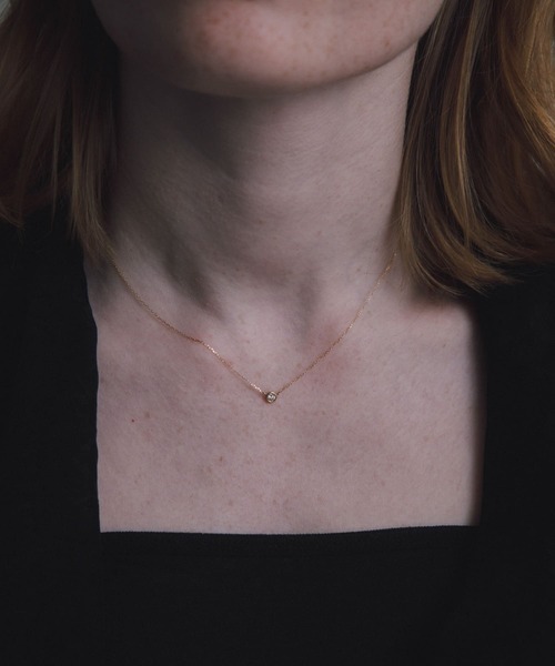 URBAN RESEARCH(アーバンリサーチ)の「decor『デコール』 18K Dia Necklace0.1ct(ネックレス・レディース・ゴールド・-)」の1枚目の写真