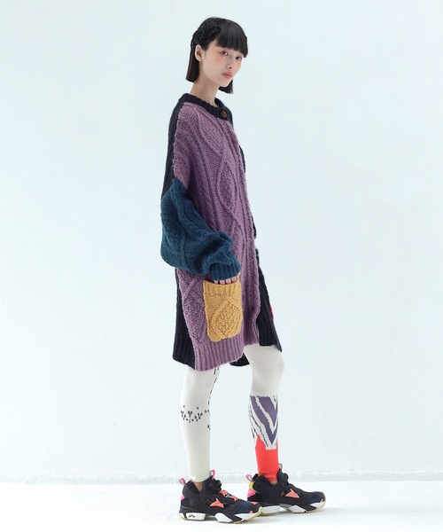bedsidedrama（ベットサイドドラマ）の「PLAY Alan Mix Knit Coat
