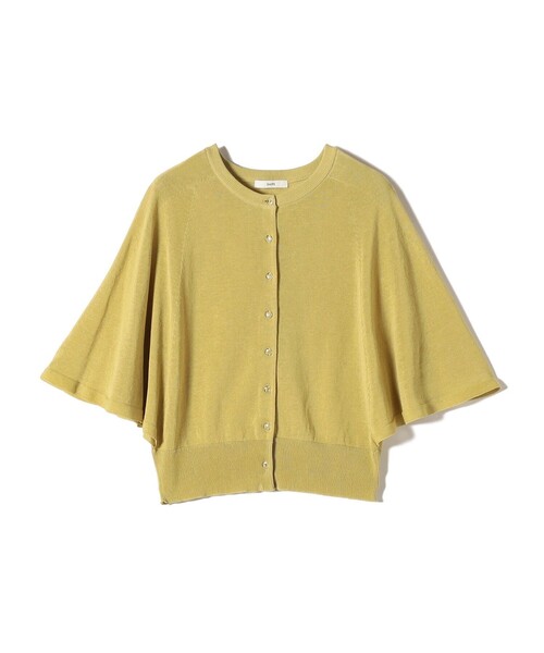 SHIPS(シップス)の「〈手洗い可能〉ホール ガーメント ケープ デザイン カーディガン(カーディガン/ボレロ・レディース・イエロー系/オフホワイト/ブラック・ONE SIZE)」の22枚目の写真