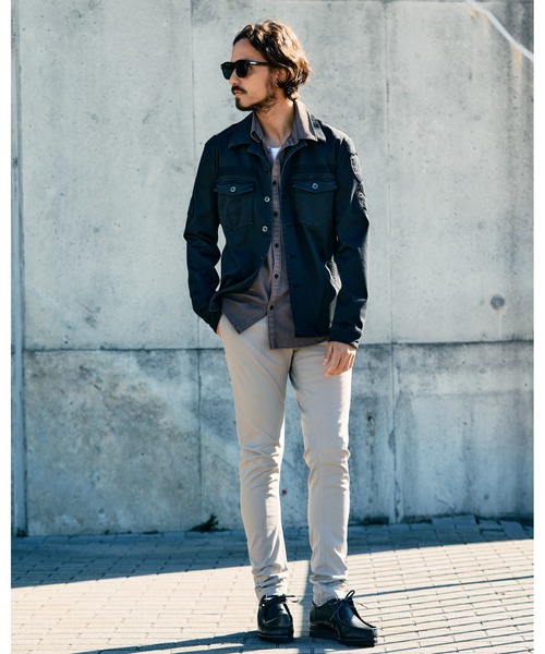 wjk（ダヴルジェイケイ）の「OG-107　shirt（シャツ/ブラウス・メンズ・ブラック/カーキ・SMALL/MEDIUM/LARGE/X-LARGE）」の11枚目の写真