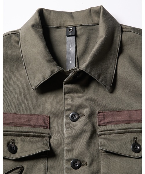 wjk（ダヴルジェイケイ）の「OG-107　shirt（シャツ/ブラウス・メンズ・ブラック/カーキ・SMALL/MEDIUM/LARGE/X-LARGE）」の16枚目の写真