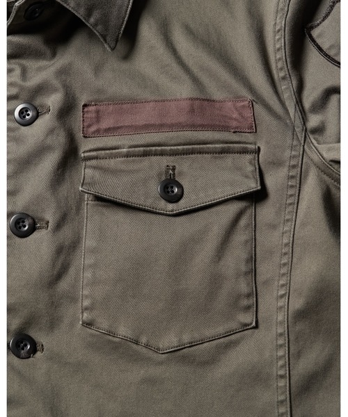 wjk（ダヴルジェイケイ）の「OG-107　shirt（シャツ/ブラウス・メンズ・ブラック/カーキ・SMALL/MEDIUM/LARGE/X-LARGE）」の17枚目の写真
