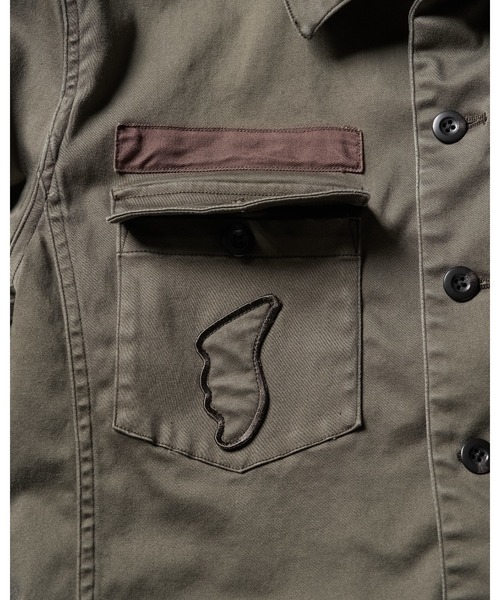 wjk（ダヴルジェイケイ）の「OG-107　shirt（シャツ/ブラウス・メンズ・ブラック/カーキ・SMALL/MEDIUM/LARGE/X-LARGE）」の18枚目の写真