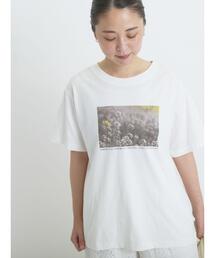 フォトプリントTシャツ(フラワー)