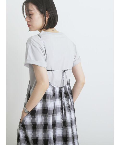 sm2rhythm（サマンサモスモスリズム）の「フォトプリントTシャツ(フラワー)（Tシャツ/カットソー・レディース・シルバーグレー/オフホワイト・F）」の9枚目の写真