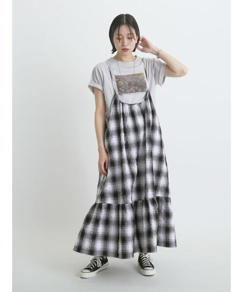 sm2rhythm（サマンサモスモスリズム）の「フォトプリントTシャツ(フラワー)（Tシャツ/カットソー・レディース・シルバーグレー/オフホワイト・F）」の12枚目の写真