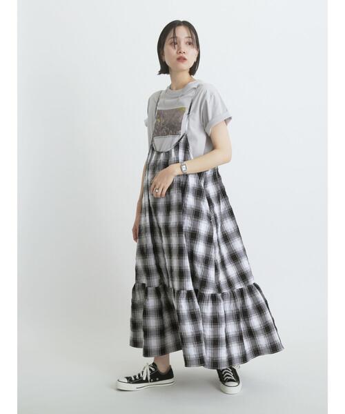 sm2rhythm（サマンサモスモスリズム）の「フォトプリントTシャツ(フラワー)（Tシャツ/カットソー・レディース・シルバーグレー/オフホワイト・F）」の13枚目の写真