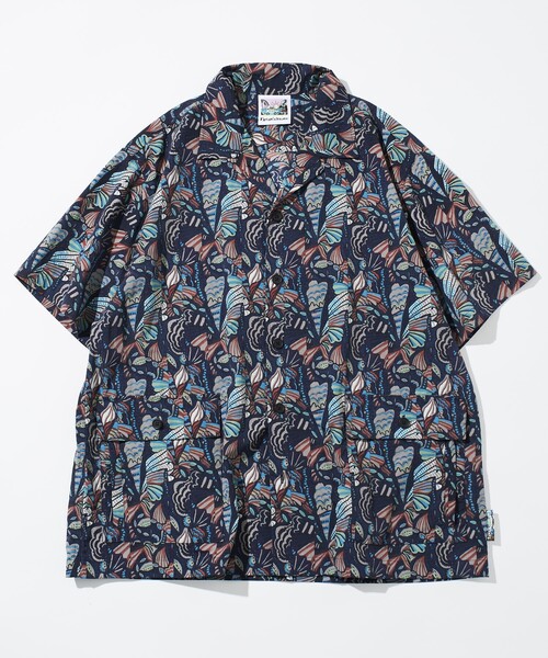 FREAK'S STORE(フリークスストア)の「FREAK’S STORE/フリークスストア 【Beach & Festival】撥水ナイロン オープンカラーシャツ ショートスリーブ(シャツ/ブラウス・メンズ・ブラック系その他/レオパード/その他・MEDIUM/LARGE)」の20枚目の写真
