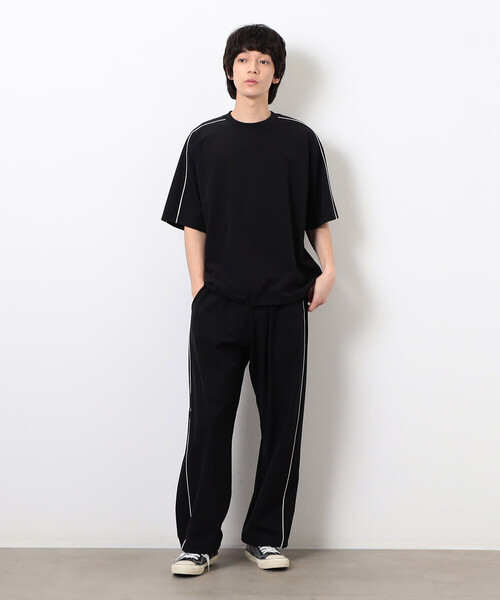 Purple&Yellow(パープルアンドイエロー)の「ナイロンストレッチトラックパンツ(その他パンツ・メンズ・レッド/ブラック・X-SMALL/LARGE/MEDIUM/SMALL)」の3枚目の写真