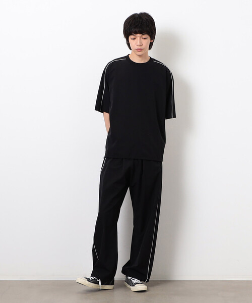 Purple&Yellow(パープルアンドイエロー)の「ナイロンストレッチトラックパンツ(その他パンツ・メンズ・レッド/ブラック・X-SMALL/LARGE/MEDIUM/SMALL)」の5枚目の写真