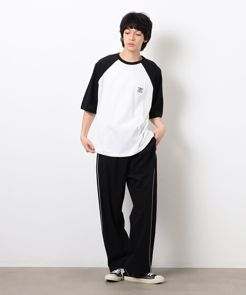 Purple&Yellow(パープルアンドイエロー)の「ナイロンストレッチトラックパンツ(その他パンツ・メンズ・レッド/ブラック・X-SMALL/LARGE/MEDIUM/SMALL)」の10枚目の写真