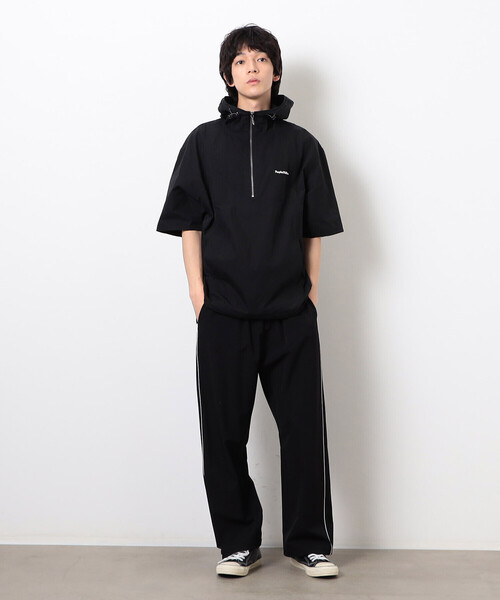 Purple&Yellow(パープルアンドイエロー)の「ナイロンストレッチトラックパンツ(その他パンツ・メンズ・レッド/ブラック・X-SMALL/LARGE/MEDIUM/SMALL)」の11枚目の写真