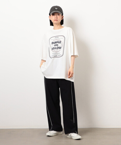 Purple&Yellow(パープルアンドイエロー)の「ナイロンストレッチトラックパンツ(その他パンツ・メンズ・レッド/ブラック・X-SMALL/LARGE/MEDIUM/SMALL)」の14枚目の写真