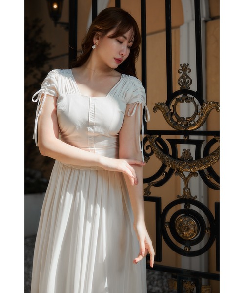 Her lip to(ハーリップトゥー)の「Nuage Airy Dress(ワンピース・レディース・ホワイト系/ブラック・S/M)」の12枚目の写真