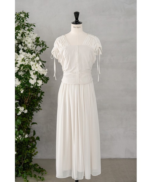 Nuage Airy Dress（ワンピース）｜Her lip to（ハーリップトゥー