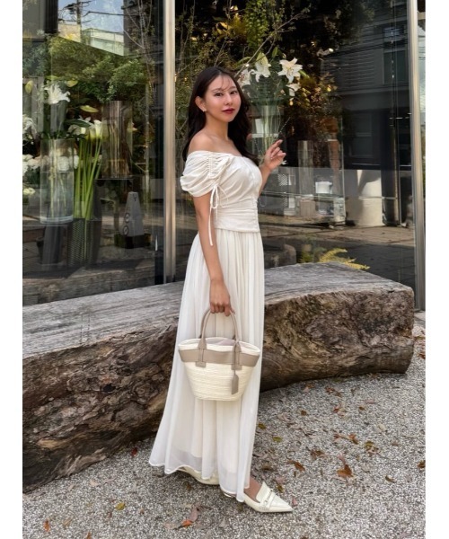 ワンピース herlipto Nuage Airy Dress Nuage Airy Dress（ワンピース）｜Her lip to（ハーリップトゥー）の