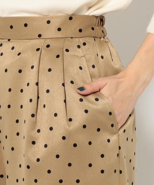 Another Edition（アナザーエディション）の「ドットワイドパンツ/AEFC ドット WIDE PT（その他パンツ・レディース・ブラック/ベージュ・フリー）」の6枚目の写真