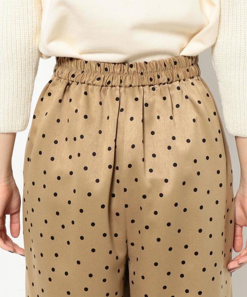 Another Edition（アナザーエディション）の「ドットワイドパンツ/AEFC ドット WIDE PT（その他パンツ・レディース・ブラック/ベージュ・フリー）」の11枚目の写真