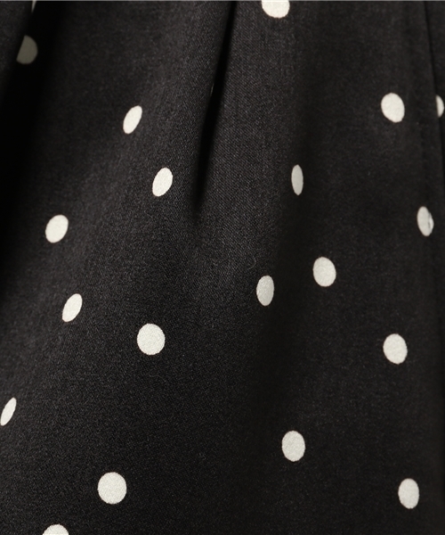 Another Edition（アナザーエディション）の「ドットワイドパンツ/AEFC ドット WIDE PT（その他パンツ・レディース・ブラック/ベージュ・フリー）」の10枚目の写真